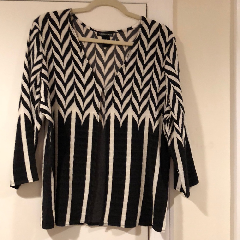 Geometric split front jacket